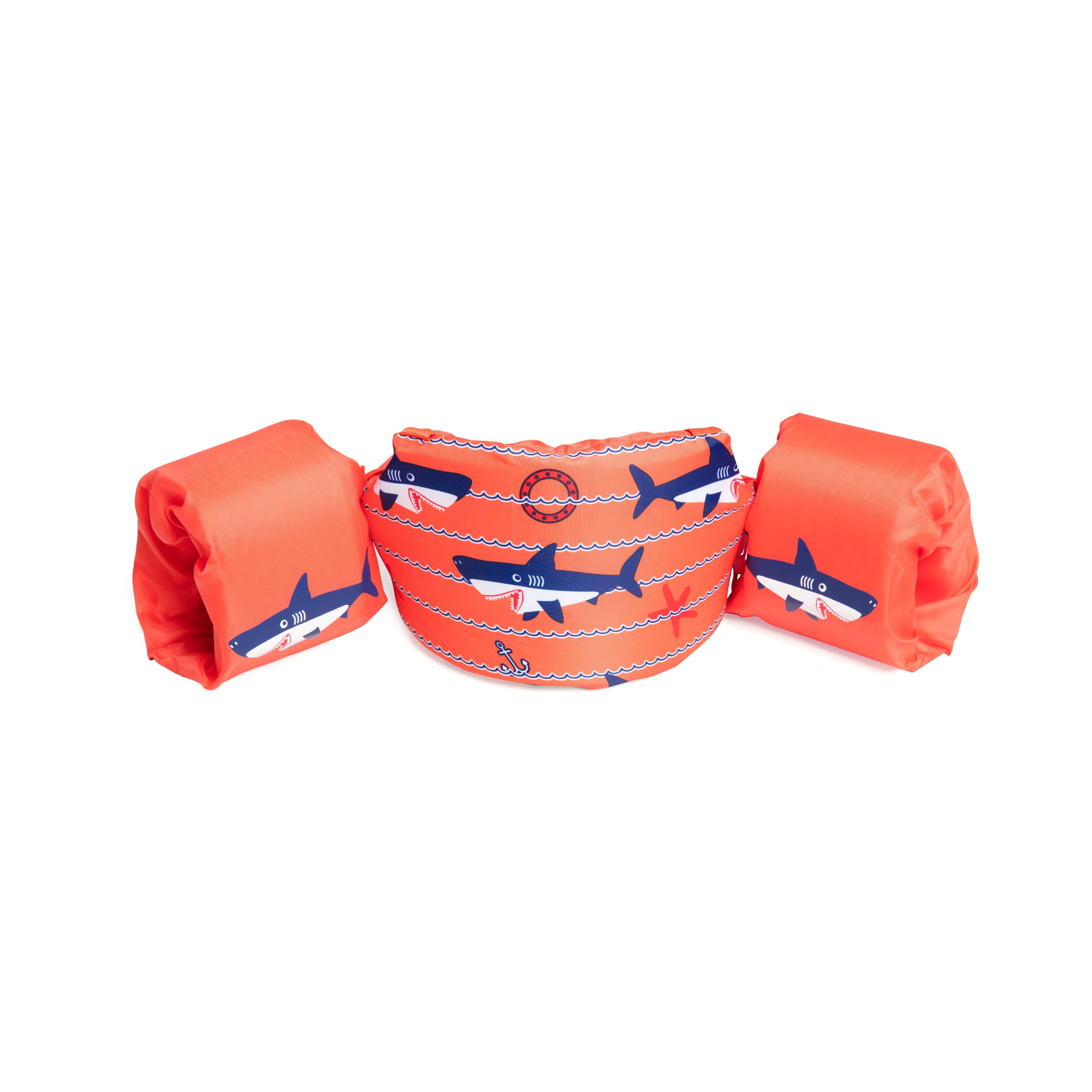 Bestway Swim Safe ABC™ Poly Blend Swim Pal Toddler Life Vest and Goggle Set, Orange