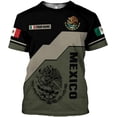 thumbnail image 3 of Personalized Name Mexican Shirts for Men, Customized Mexico Shirts for Men, Mexico Shirts for Women, Mexico Shirt Eagle Flag Tshirt Mexican Eagle Unisex Shirt, Mexico Soccer Shirt Men TS67 (3XL), 3 of 6