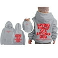 thumbnail image 4 of Kids Girls Hoodies Trust in the Lord Hoodies Long Sleeve Graphic Sweatshirt Fashion Loose Pullover Top Girls Winter Clothes 6-8 Years Boy Clothes Cute&nbsp;Boy Girl&nbsp;Clothing, 4 of 6