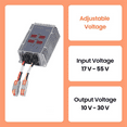 thumbnail image 6 of 300W MPPT Solar Charge Controller 10-30V Adjustable Voltage Controller Real-Time Monitoring Output Voltage Controller, 6 of 6