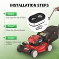 thumbnail image 3 of Air Filter Spark Plug for Troy-Bilt TB110 TB115 TB200 TB230 TB330 TB370 Walk Behind Lawn Mower, 3 of 7