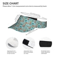 thumbnail image 2 of KLL Sport Sun Visor Hats Ball Caps Empty Top Baseball Sun Cap for Men Women-Sea Lighthouse, 2 of 6