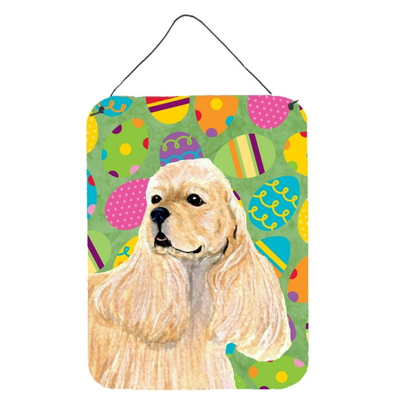 Cocker Spaniel Easter Eggtravaganza Wall or Door Hanging Prints