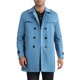thumbnail image 1 of Abrigo Trench Chic Inspire para hombres, con solapa de muesca, doble botonadura, cortavientos, largo, abrigo M azul, 1 of 5