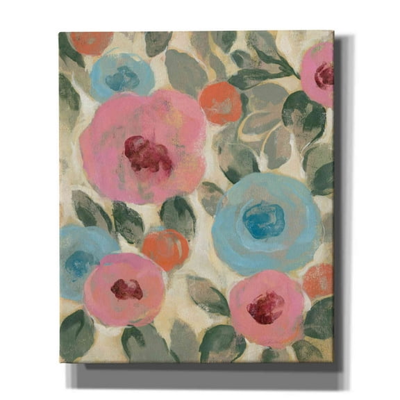 Epic Graffiti 'Parisian Floral II' by Silvia Vassileva, Canvas Wall Art, 20"x24"