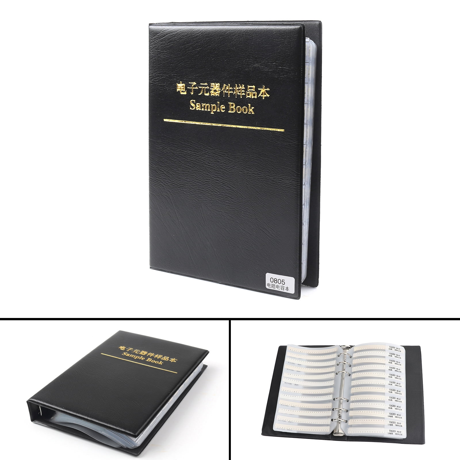 92values 2300pcs Capacitor Kit 0805 SMD Sample Book 170values 4250pcs Resistor
