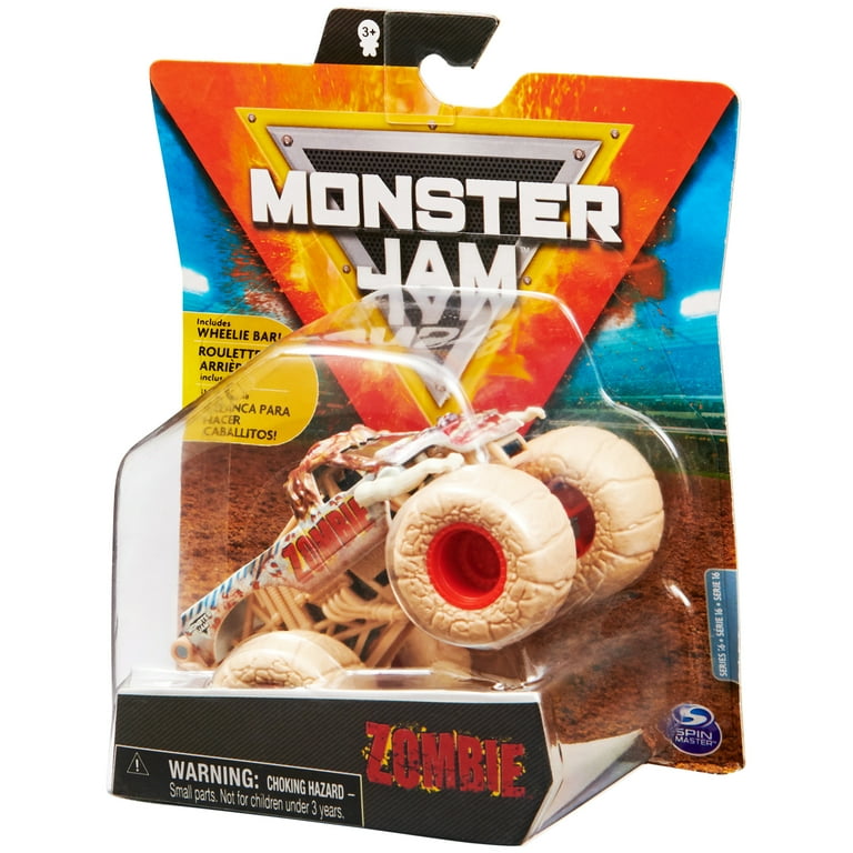 Monster Jam, Official Zombie Monster Truck, Die-Cast Vehicle