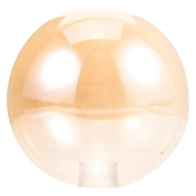 Pantalla de lámpara colgante de comedor con bola ámbar, rosca G9, galvanizada, molecular, diámetro de vidrio de 120 mm (diámetro G9), cubierta de luz gris ahumado, accesorio de repuesto para colgar