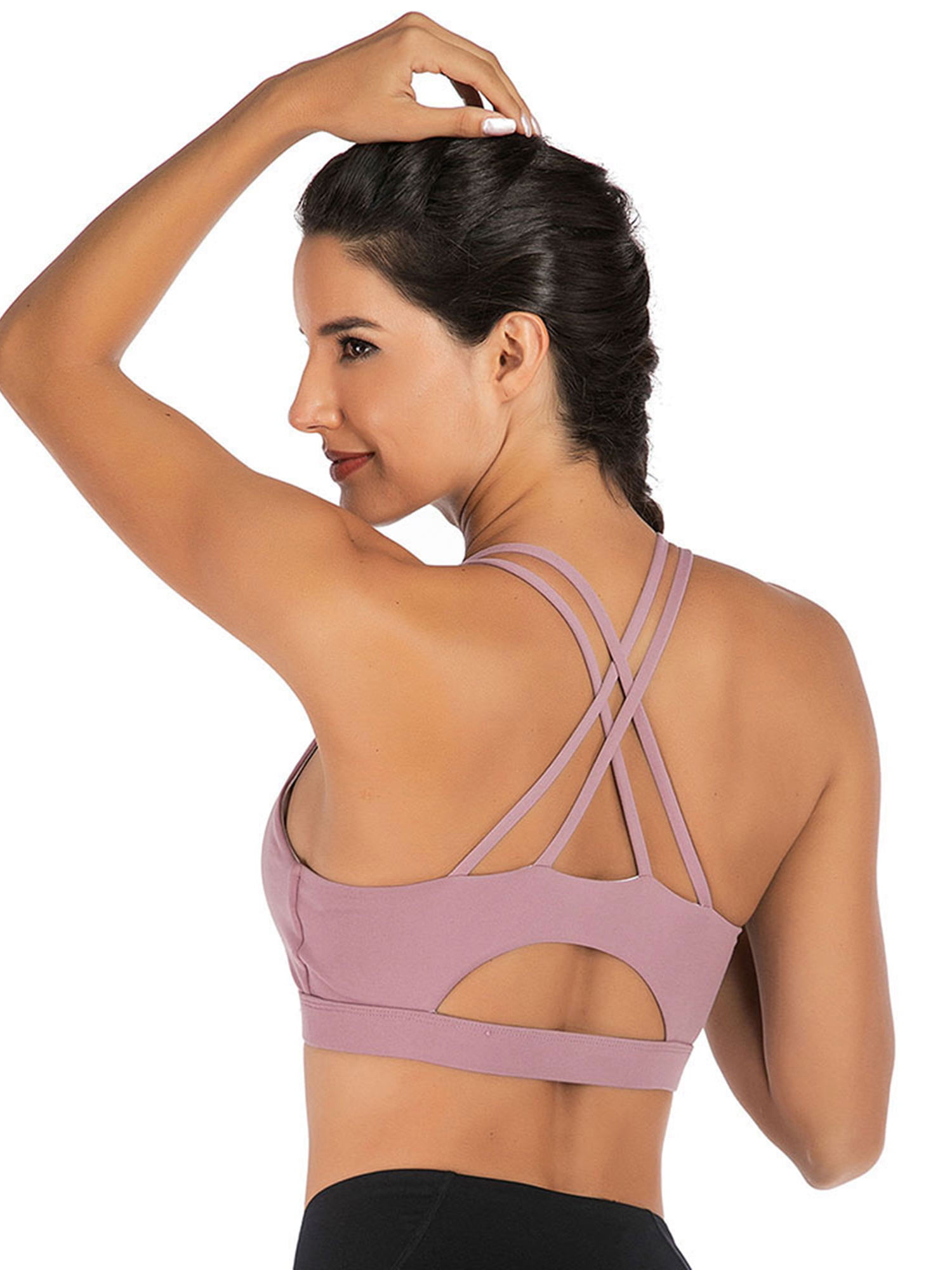 Buy Bralux T Back Sports Bras For Women With Removable Pads - Nude