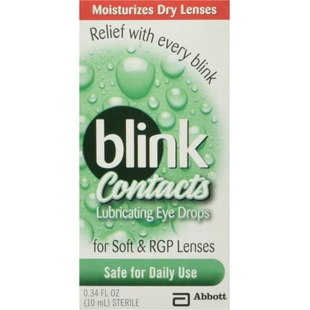 blink Contacts Lubricating Eye Drops 10 mL (Pack of