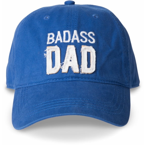 Pavilion - Blue Badass Dad Adjustable Snap Back Baseball Hat