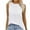 White-01, variant on Mittory Womens Summer Tank Tops Pleated Round Neck Sleeveless Tops for Women Casual Flowy