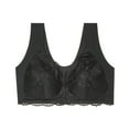 thumbnail image 5 of Kovlvoll Front Closure Bras for Women Plus Size No Underwire Push up Full Coverage Gathered Lace Everyday Bralettes, 5 of 7