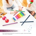 thumbnail image 4 of OUNONA 16 Pcs Bâtons de Rythme pour Enfants en Jaune Rouge Violet Vert pour Ensemble de Percussion, 4 of 4