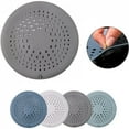 thumbnail image 2 of Shower Drain Hair Catcher Drain Cover Bathroom Tub with Suction Cup 5.9 Inches Silicone Sink Strainer Suit for Bathtub,, 2 of 10