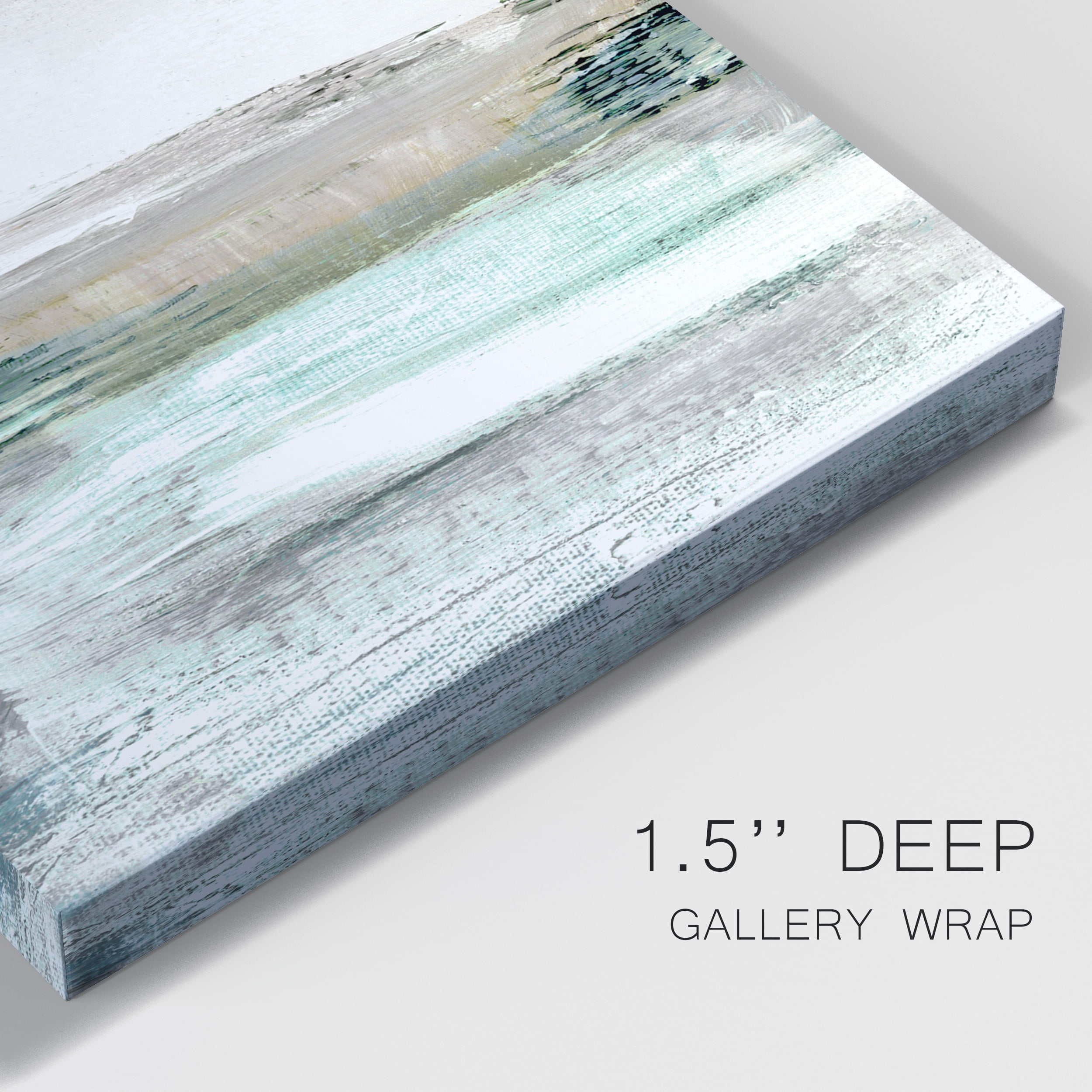 Summer Teal I Premium Gallery Wrapped Canvas - Ready to Hang - 24 x 36
