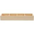 thumbnail image 5 of ZONHEBIN Wooden Coffee Station Organizer with 4 Compartments for Office or Home Counter, 5 of 6