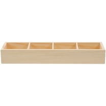 BESTONZON Wooden Sugar Packet Organizer with Compartments for Coffee and Tea Countertop Storage