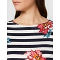 thumbnail image 4 of Joules Women's Harbour Print Long Sleeve Jersey Top, Creme Floral, 14/Large, 4 of 4