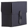 thumbnail image 4 of JAM Paper Kraft Portfolio, 4.25" x 6.25" x 2", Black, 1/Pack, Button String, 4 of 5