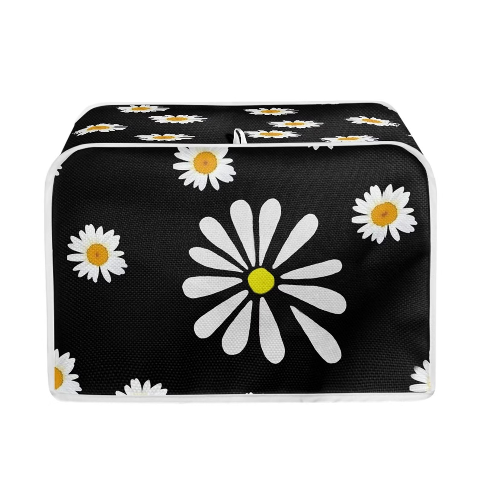 FKELYI Daisy Flower Toaster Cover Foldable Wide Slot Toaster Cover 2