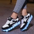 thumbnail image 4 of Zapatos de patines Ufatansy para niños, niñas y niños, con luces LED, 4 of 6