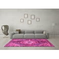 thumbnail image 3 of Ahgly Company Indoor Round Persian Pink Traditional Area Rugs, 4' Round, 3 of 4