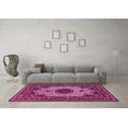 thumbnail image 3 of Ahgly Company Indoor Round Medallion Pink Traditional Area Rugs, 8' Round, 3 of 4
