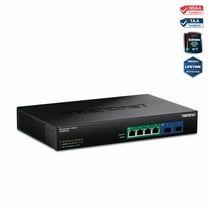 TRENDnet TPE-BG5062, 6-Port 2.5G GaN Power PoE Switch with 10G SFP Ports (240W)