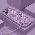 thumbnail image 1 of 2024 Sanrio HelloKitty Catton Liquid Rope For Apple iPhone 15 14 13 12 11 XS XR X 8 7 SE Pro Max Plus Mini Back Phone Case LXY, 1 of 7