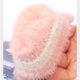 thumbnail image 3 of Guantes de invierno con imitación de piel de visón para estudiantes, cálidos, para montar a caballo, de medio dedo, a prueba de viento, fríos, con forma de pata de gato, 3 of 5