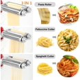 thumbnail image 2 of Pasta Maker Attachment 3 in 1 Set Compatible for KitchenAid Mixers Plus Hub Knob Screw Accessory Included Pasta Sheet Roller, Spaghetti Cutter, Fettuccine Cutter Maker and Cleaning Brush, 2 of 9