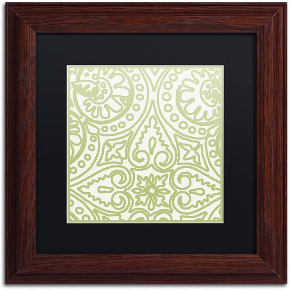 Trademark Fine Art "Dulce IV" Canvas Art by Color Bakery Black Matte, Wood Frame