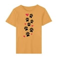 thumbnail image 2 of Hrsba Shirts for Women,Ladies Short Sleeve Crewneck Pullover Print Casual Summer Blouse Tops, 2 of 4