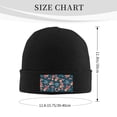 thumbnail image 3 of JUNZAN Happy Mother's Day Mens Winter Hats Thick Knit Cuff Beanie Cap Beanie Hat, 3 of 5
