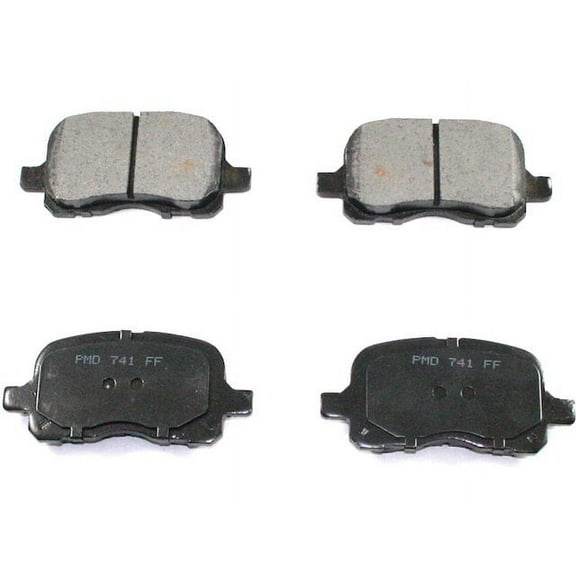 Front Brake Pad Set - Compatible with 1998 - 2002 Toyota Corolla 1999 2000 2001
