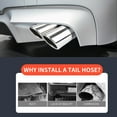 thumbnail image 3 of Qholemyo Car Modified Exhaust Pipe Stainless Steel Car Exhaust Pipe Modified Tailpipe Cover Decoration Tailpipe Exhaust Cover Exhaust Tip, 3 of 5