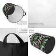 thumbnail image 2 of Balery Lilies Flowers Cesta de ropa redonda con asas, impermeable, independiente, para ropa, juguetes, dormitorio y familia-Small, 2 of 6