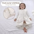 thumbnail image 3 of Pijama Niña Miracle Baby Saco de Dormir para Bebé con Cremallera Bidireccional 1.5tog,de 2 a 3 años, 3 of 5