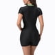 thumbnail image 5 of Traje de baño de una pieza para mujer, conjuntos de bikini para mujer, traje de baño deportivo con cremallera extragrande para mujer, traje de baño con panel de color conservador, traje de baño con pr, 5 of 6