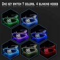 thumbnail image 4 of Gafas LED TANGJMXG anteojos luminosos parasol LED festival de cosplay, 4 of 5