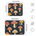 thumbnail image 5 of Yayeee Dish Drying Mat for Kitchen Counter Ultra Absorbent Easy Clean Pad 18x16", Black Mushroom Pattern, 5 of 7
