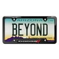 thumbnail image 2 of iPick Image for Dodge Real Carbon Fiber Insert Black Stainless Steel License Plate Frame, Official Licensed, 2 of 7