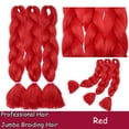 thumbnail image 2 of Ombre Jumbo Braiding Hair Extensions High Temperature Synthetic Twist Hair Multiple Colored Hair, 2 of 5