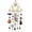 A-UBAN, variant on DVKOVI Ghost Halloween Wind Chime Haunted with Hanging Bells Outdoor Hangs Decor for Porch Patio Garden Tree Yard C A
