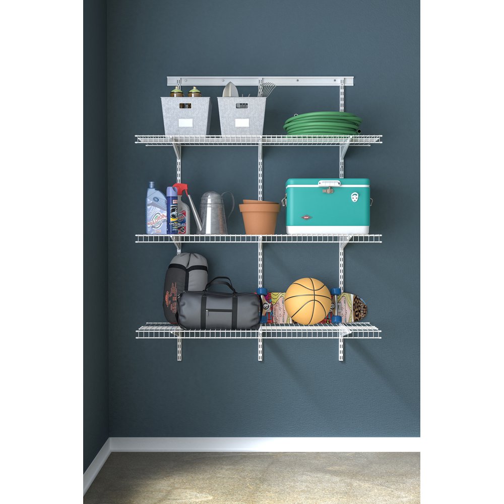Closetmaid Shelftrack MultiPurpose Adjustable Wire 3 Closet Shelves