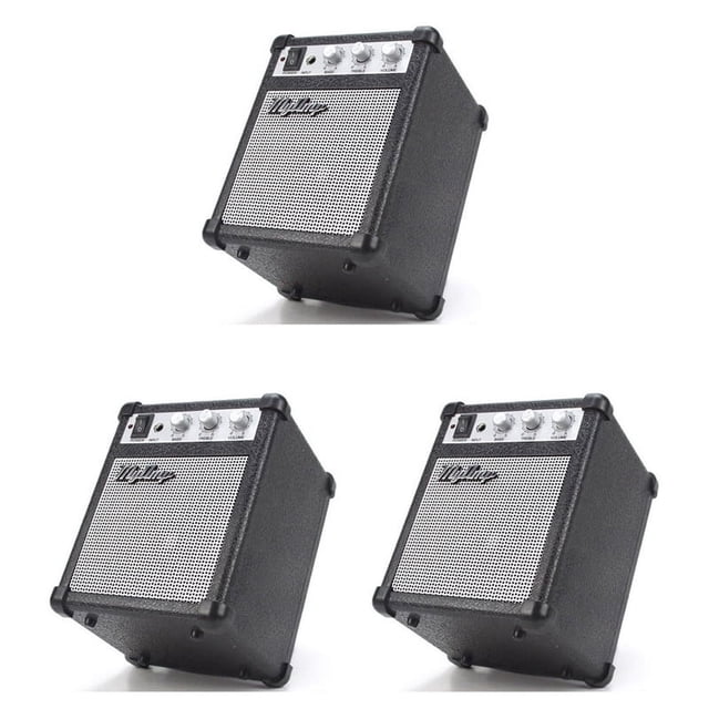 Amplificateur de Guitare Réplique Rétro 3X Haute Fidélité / Mon Amplificateur Audio Haut-Parleur Portable / Amplificateur Audio Mini Haut-Parleurs de Guitare Basses