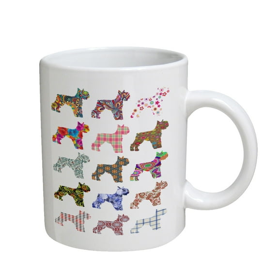 KuzmarK Coffee Cup Mug 11 Ounce -  Schnauzer Dog