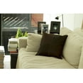 thumbnail image 3 of Natural 676685004321 Coussin Quattro Torino 18 x 18 Po. - Chocolat, 3 of 3