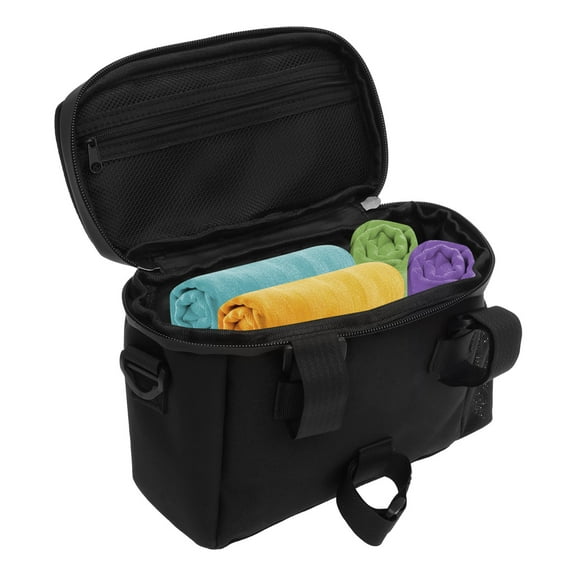 Bike Handlebar Bag Oxford Cloth Bicycle Storage Bag with Foldable TUP Screen Phone Holder 3L Large Capacity for Phone Gloves Wallet